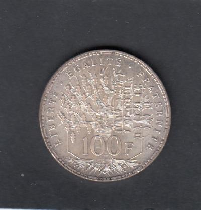 Beschrijving: 100 Franc PANTHEON  